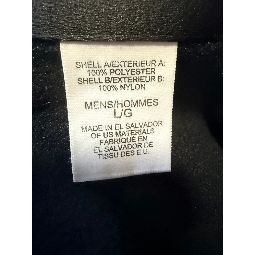 THE NORTH FACE Denali - Men's Polartec Fleece Vest - Grey Black Full Zip - Large